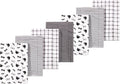 Luvable Friends Little Treasure Flannel Burp Cloths 7pk, Dapper Lad by Luvable+Friends