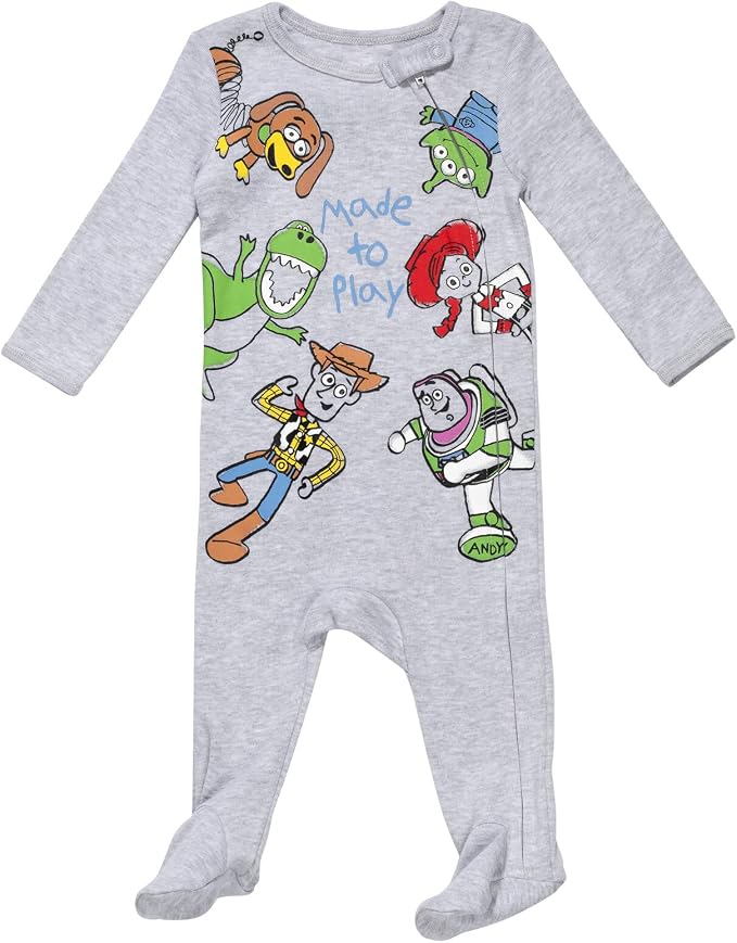 Disney Baby Boys' 2-Pack Footed One-Piece Sleep N' Play Newborn to Infant - Image 4