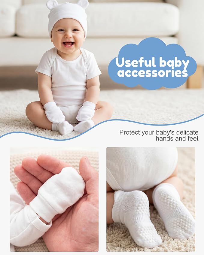 Geyoga Newborn Baby Hat Set - Image 5