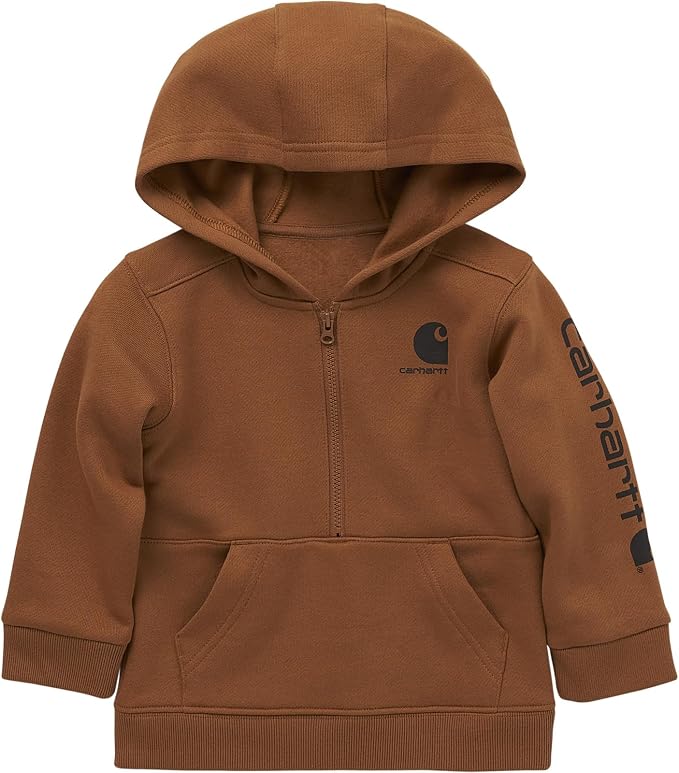 Carhartt Kid's CA6273 Long-Sleeve Half-Zip Sweatshirt by Carhartt