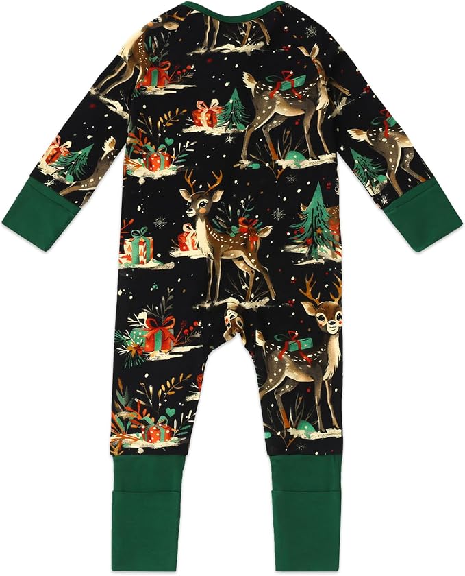 Baby Viscose of Bamboo Convertible Footie Pajamas - Image 3