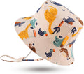 JANGANNSA Cotton Baby Sun Hat Infant Toddler Boys Girls Bucket Hats Summer Sun by JANGANNSA