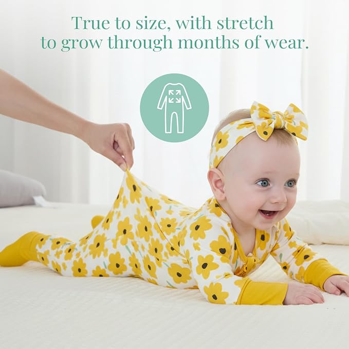 PATPAT Bamboo Viscose Baby Footie - Image 6