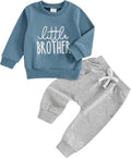 Toddler Baby Boy Fall Winter Outfit Long Sleeve Letter Print Sweatshirts and Jogger Pants Infant Boy Clothes