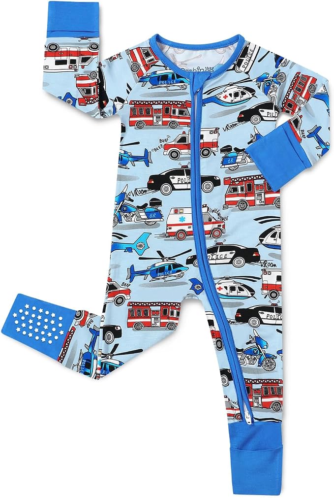 babee Reshinee Bamboo Viscose Baby Footie Pajama, Zipper Sleeper Boys Girls by babeeReshinee