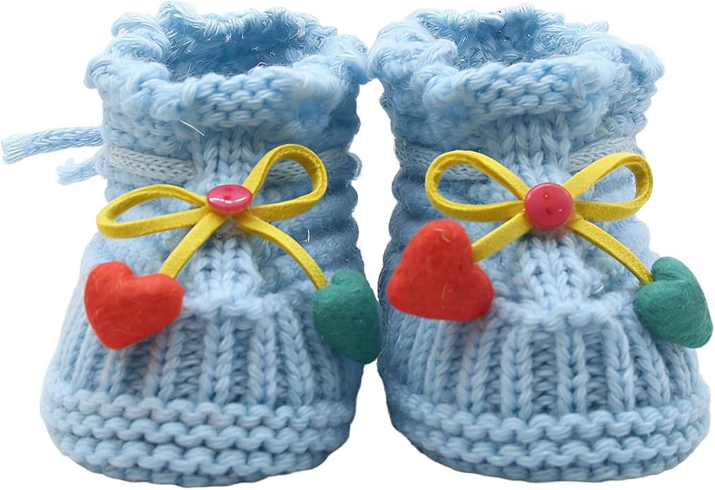 Infant Baby Boys Girls Knitted Booties Soft Cute First Walking Socks Shoes | by WaiHeikki