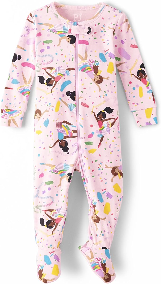 The Children's Place Baby Girls' And Toddler Long Sleeve 100% Cotton Zip-front by TheChildrensPlace