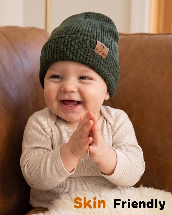 QEUOYSS Baby Beanie Toddler Infant Winter Hat - Image 3
