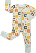 babee Reshinee Bamboo Viscose Baby Footie Pajama, Zipper Sleeper Boys Girls by babeeReshinee