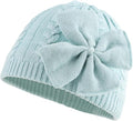 JANGANNSA Winter Warm Knitted Baby Hat for Girls Cotton Lined Infant Toddler Hat Autumn Cute Bow Classic Girls Beanie 0-6Y