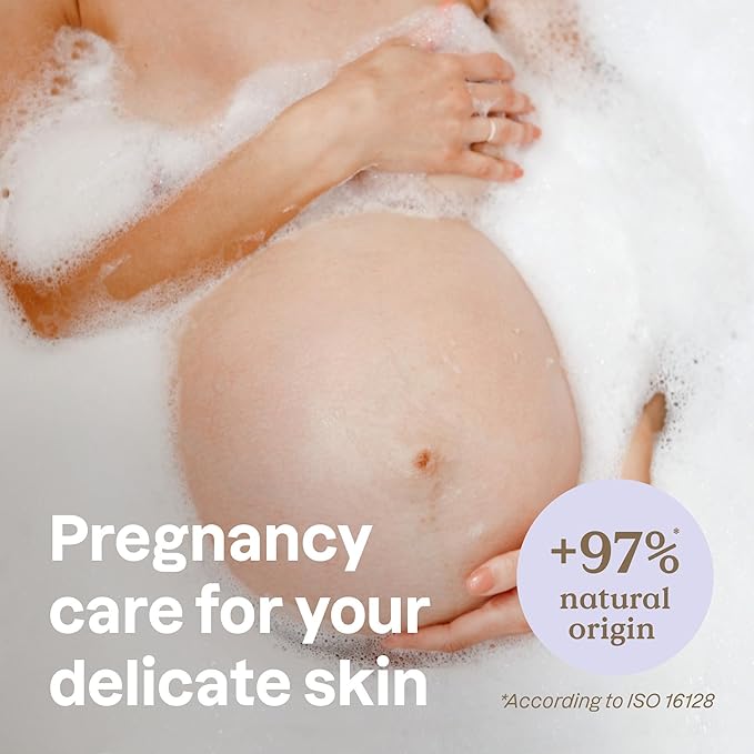 ATTITUDE Pregnancy pH-Balanced Body Wash, EWG Verified, Dermatologically Tested, Plant and Mineral-Based, Vegan Maternity Products, Argan Leaf Extract, 16 Fl Oz
