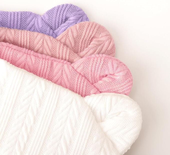 BQUBO Newborn Baby Hats Bear Ears and Mittens Sets Preemie Caps Baby Boy Girl - Image 5
