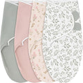 CroBlissful 4 Pack Boho Floral Baby Swaddles by CroBlissful