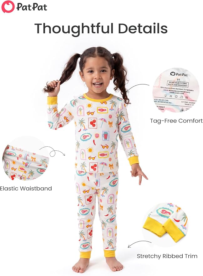 PATPAT Bamboo Viscose Pajama Set - Image 6