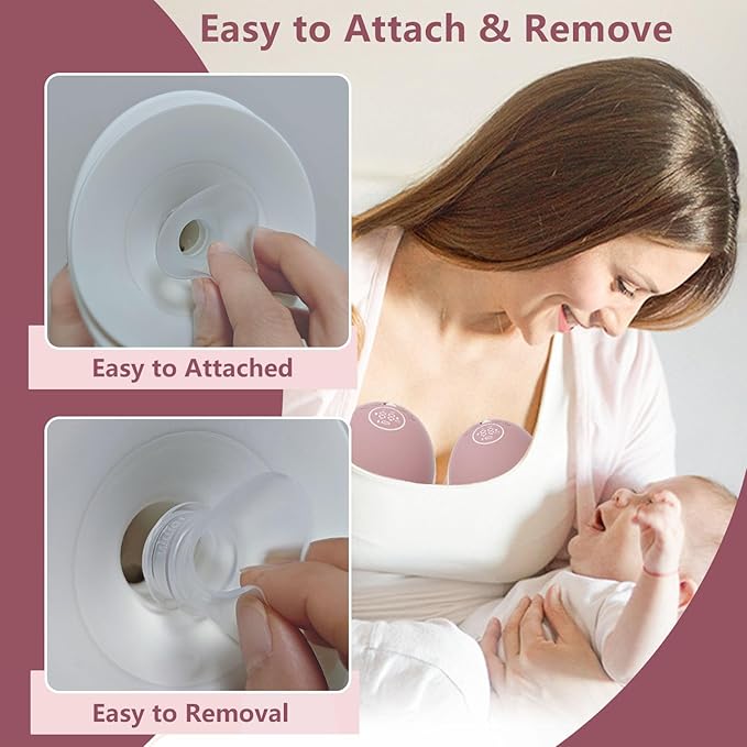 4pcs Flange Inserts 18mm Compatible with Momcozy M9/M6/M5/V1 Pro/V2 Pro/S12 Pro/S9 Pro Wearable Breast Pump, for Momcozy Breast Pump Replacement Parts, Reduce 24mm Nipple Tunnel Down to 18mm