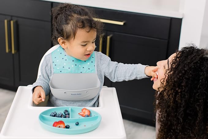 Bazzle Baby Silicone Bibs with Food Catcher - Image 8
