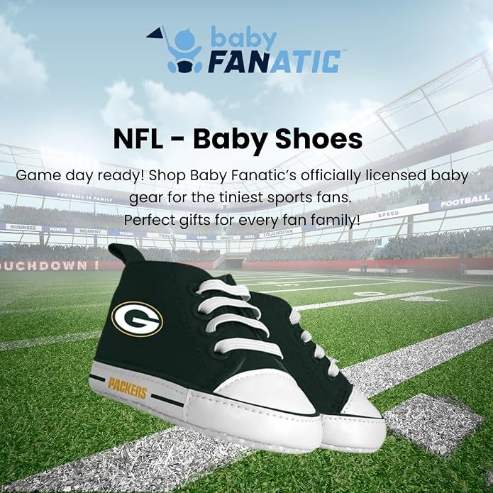 MasterPieces - NFL Baby Pre-Walkers Shoes, Officially Licensed, High Top - Image 2