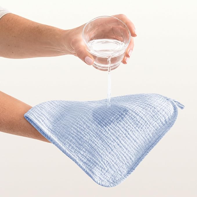 Susurration Muslin Burp Cloths, Soft Baby Burping Cloths - Image 6