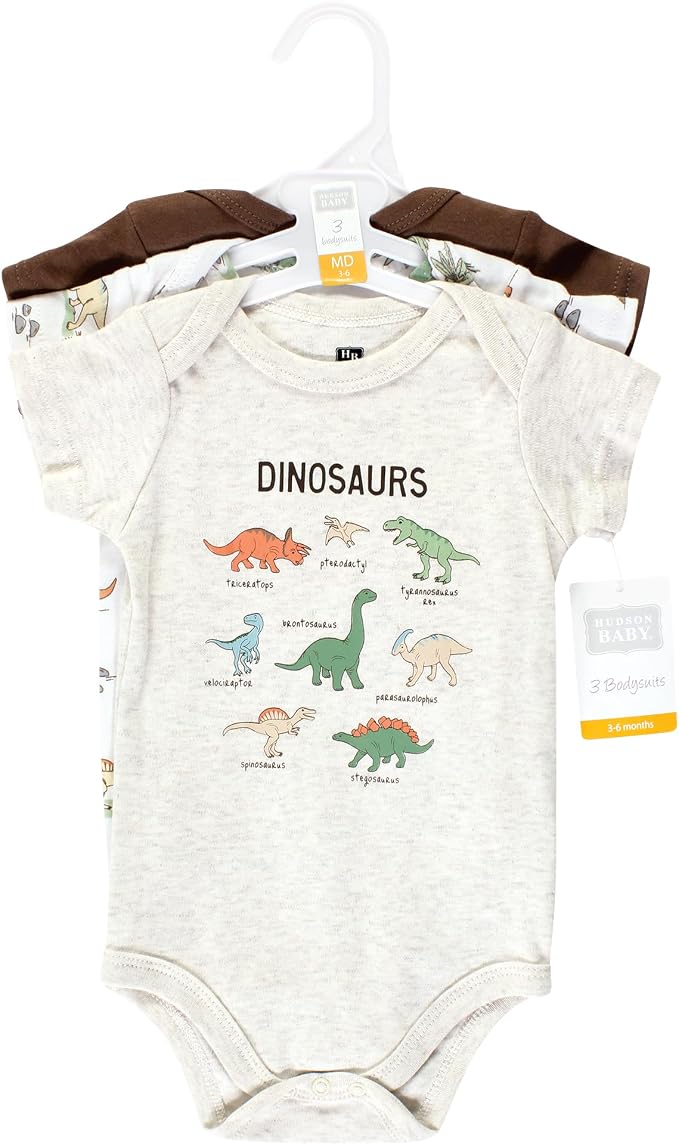 Hudson Baby Unisex Baby Cotton Bodysuits - Image 2