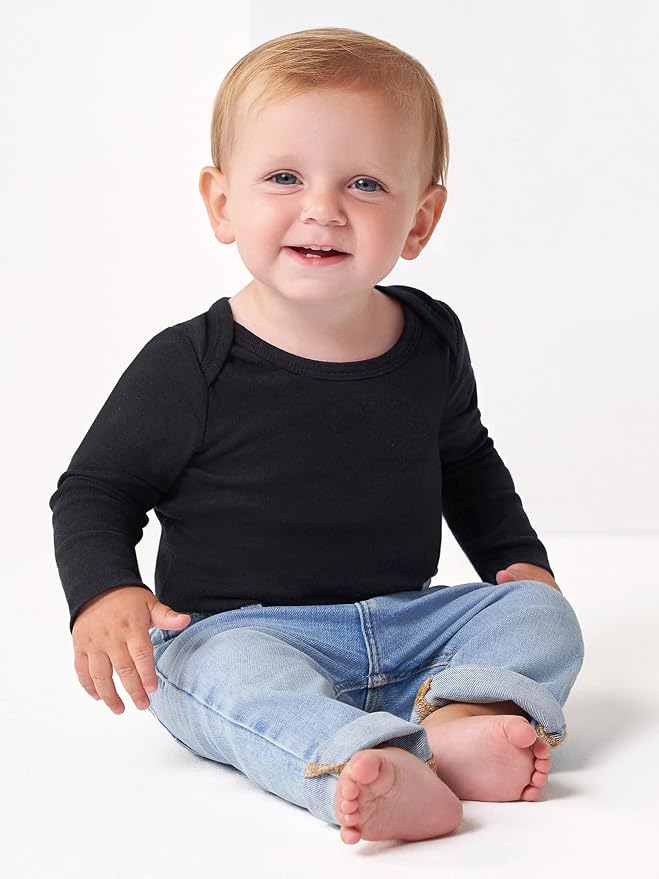 Gerber Baby Boys & Girls Long Sleeve Onesies Multi-Pack Interlock 180 Gsm - Image 4