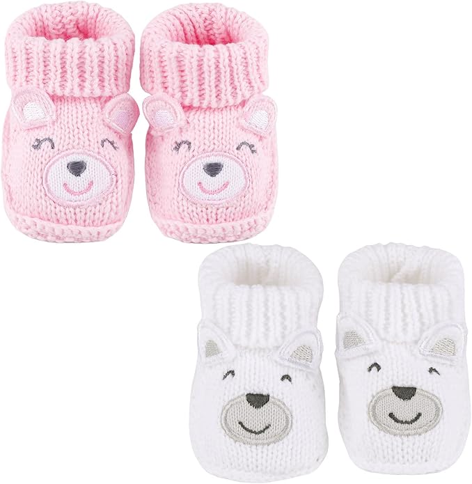 Newborn Knit Booties Soft Baby Sock Boots by DUONITITI