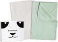 BubblePanda Rayon Made from Bamboo Newborn Swaddle Blankets 47"x47" 2-Packs | by Unknown
