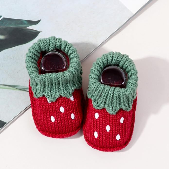 Infant Baby Boys Girls Knitted Booties Soft Cute First Walking Socks Shoes | - Image 3
