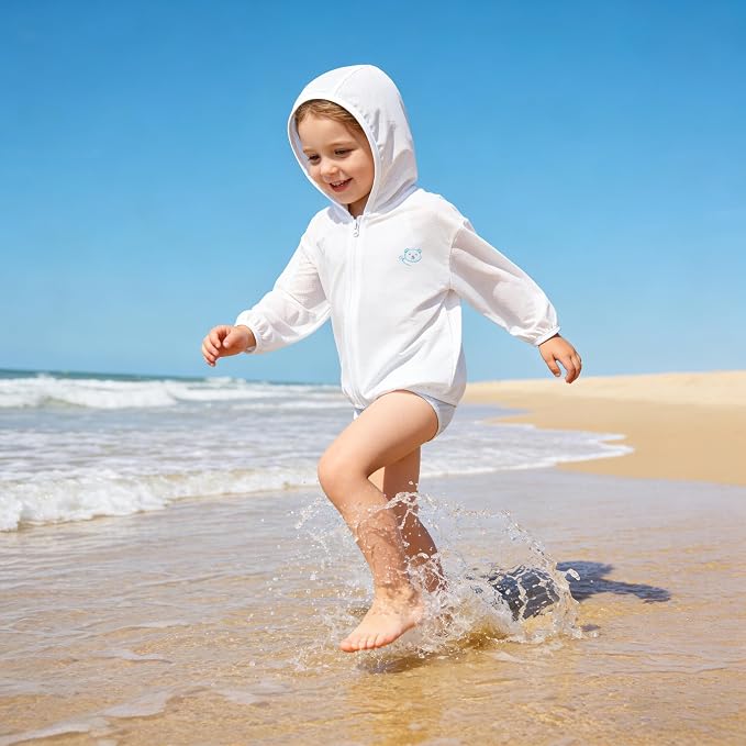 Baby Lightweight Sun-UV-Protection Hoodie Toddler Summer Sunscreen Jacket - Image 3