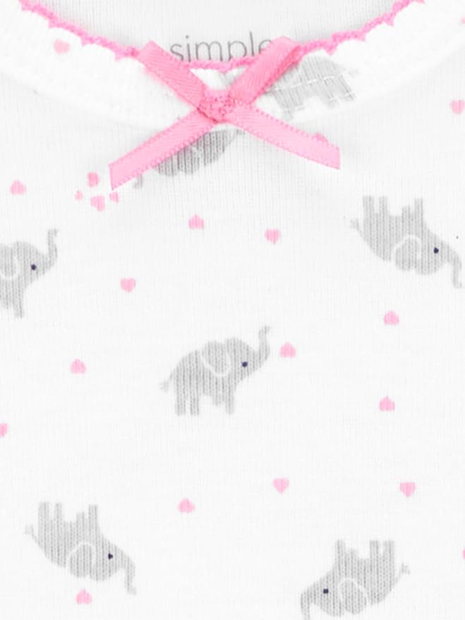 Simple Joys by Carter's Baby Girls' 3-pack Cotton Sleeper Gown - Image 5