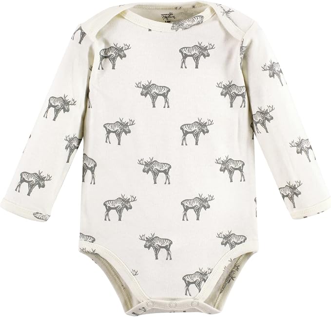 Touched by Nature Unisex Baby Organic Cotton Long-Sleeve Bodysuits - Image 7
