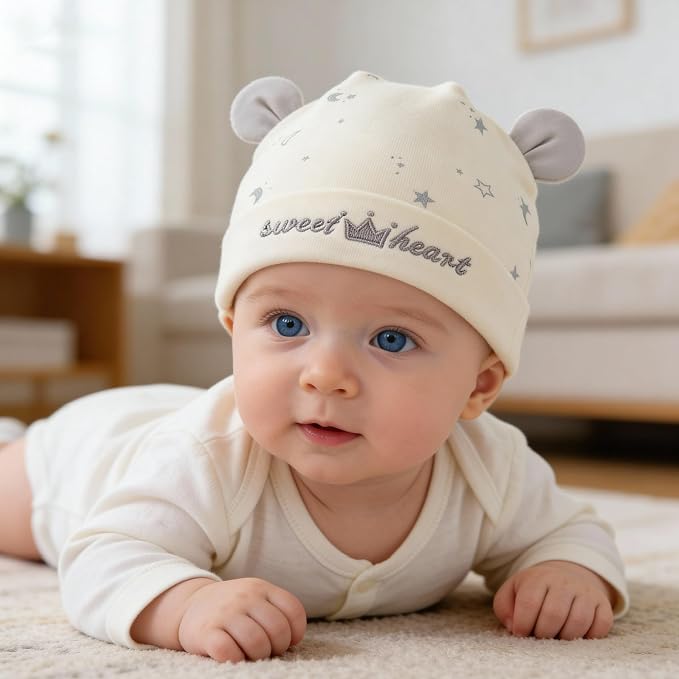3 Pack Newborn Hats Infant Beanies - Image 3