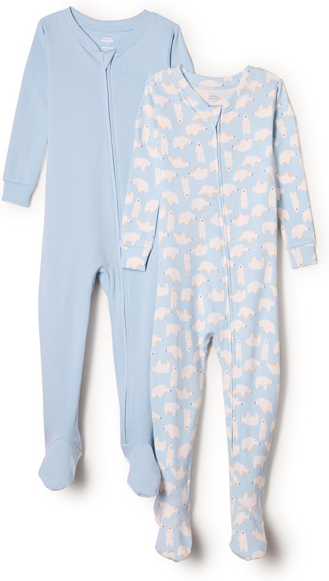 Amazon Essentials x Sofia Grainge Unisex Toddlers and Babies' Snug-Fit Cotton by AmazonEssentials
