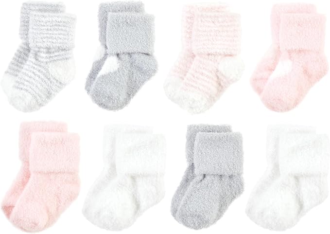 Hudson Baby Baby 8-pack Cotton Rich Newborn and Terry Socks by HudsonBaby