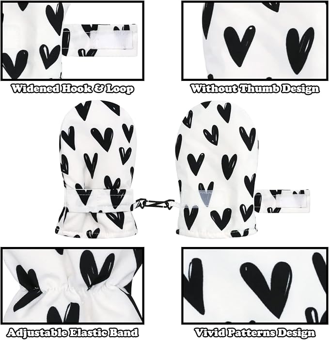 Sarfel Toddler Mittens Waterproof Toddler Gloves Baby Winter Mittens Toddler - Image 4