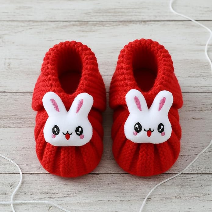 Infant Baby Boys Girls Knitted Booties Soft Cute First Walking Socks Shoes | - Image 4