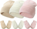 DRESHOW BQUBO 3 Pack Baby Beanies Toddler Kids Winter Hats Soft Knit Hat by DRESHOW