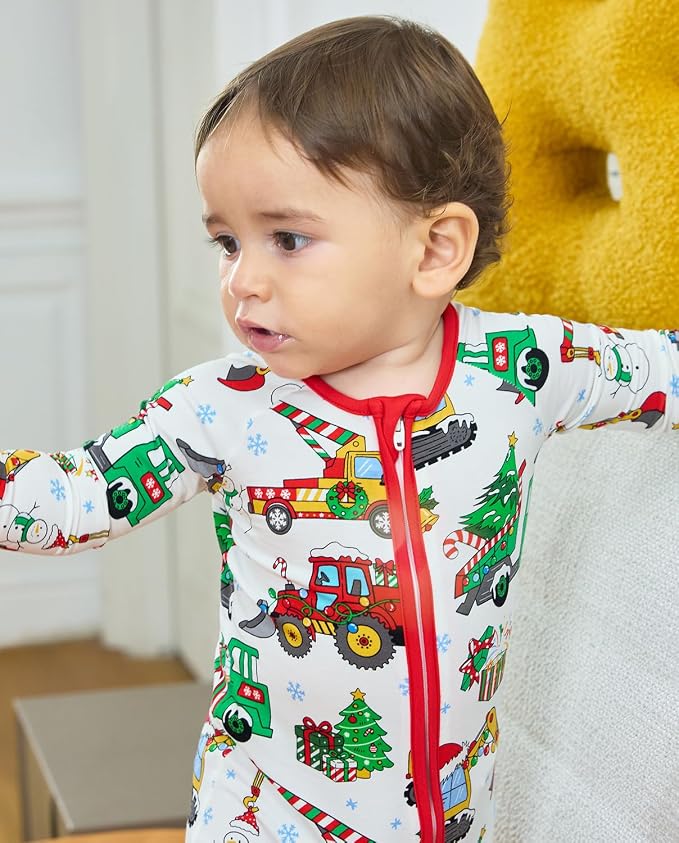 babee Reshinee Bamboo Viscose Baby Footie Pajama, Zipper Sleeper Boys Girls | - Image 6