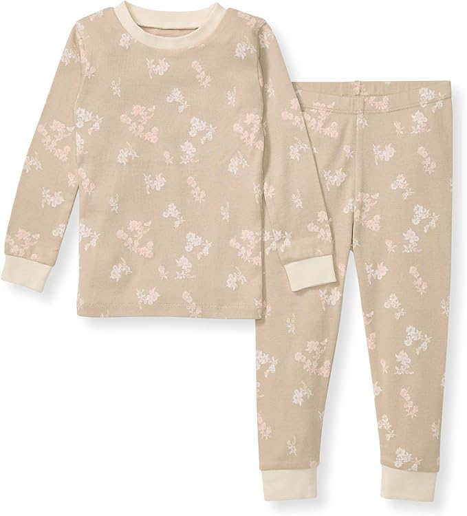 Burt's Bees Baby Girls Organic Cotton Pajamas, Toddler PJ Set, 2-PC | Soft by BurtsBeesBaby