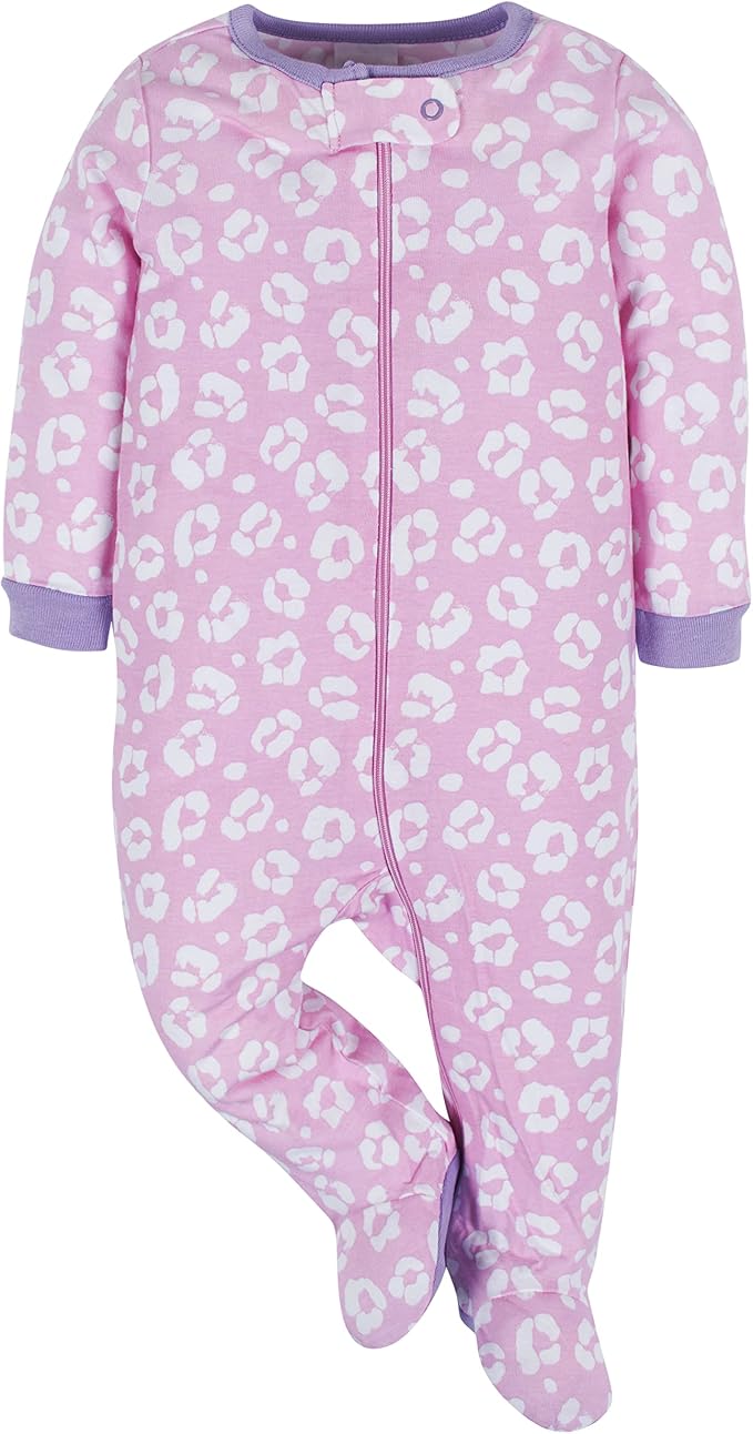 Onesies Brand Baby Girls 4-Pack Sleep 'N Play Footies Multi Pack - Image 5