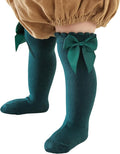 Baby Knee High Socks Newborn Ruffle Bow Socks Infant Long Sock Toddler Girls by Unknown