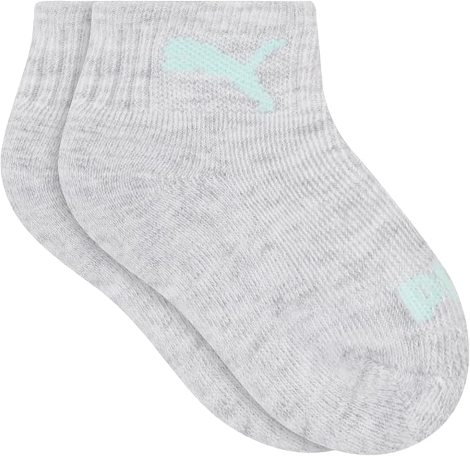 PUMA Unisex Baby 6-pack Infant Anklet Socks, Extra Cushion & Comfort-toe - Image 2
