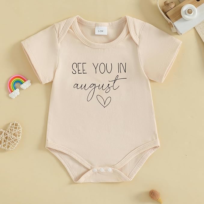 woshilaocai Baby Announcement Bodysuit Pregnancy Reveal - Image 2