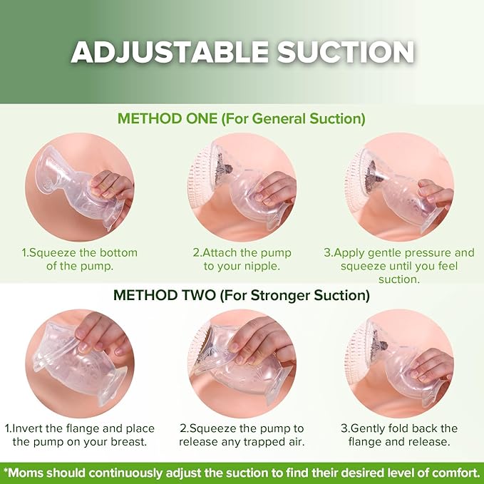 haakaa Silicone Breast Pump & Silicone Cap (Blush) 5oz/150ml, Gen.2