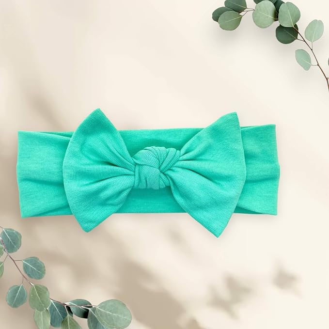 Baby Girl Headbands-Infant, Toddler Cotton Handmade Hairbands - Image 5
