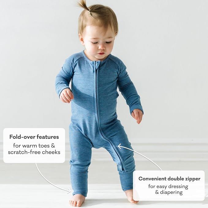 Little Sleepies Pajamas for Baby Boys & Girls, Viscose from Bamboo Baby Pajamas - Image 4