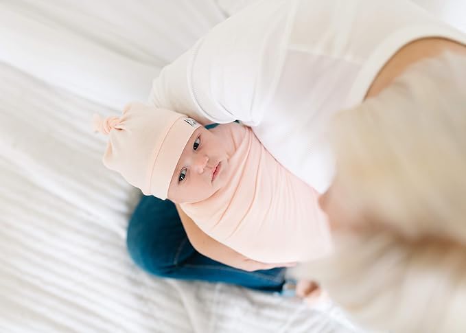 Copper Pearl Swaddle Blankets for Newborns | Soft Stretchy Receiving Blankets - Image 8