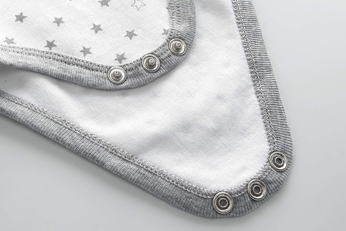 Kiddiezoom Baby Bodysuit Newborn Short Sleeve baby One-Piece Cotton 5-Pack baby - Image 4