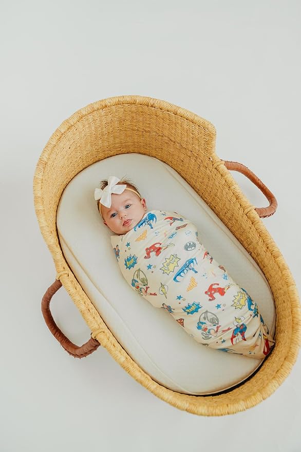 Copper Pearl Swaddle Blankets for Newborns | Soft Stretchy Receiving Blankets - Image 2