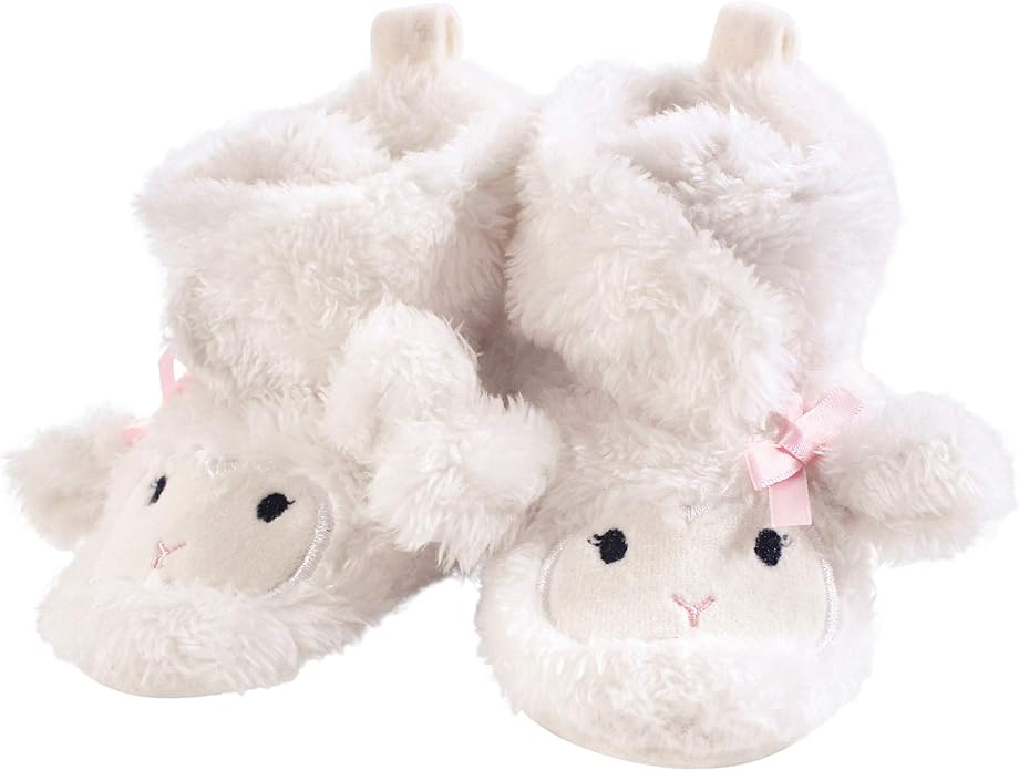 Hudson Baby Unisex Baby Cozy Fleece and Faux Sherpa Booties - Image 2