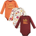 Hudson Baby Baby Girls' Cotton Long-sleeve Bodysuits 3-pack by HudsonBaby